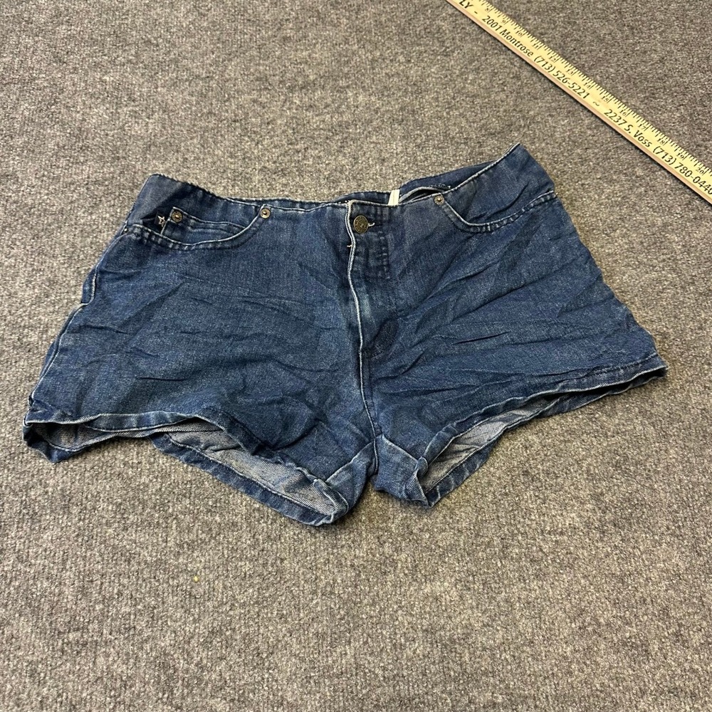 American Standard Shorts Womens Size 9 Blue Denim Mini Casual Made in USA 76931
